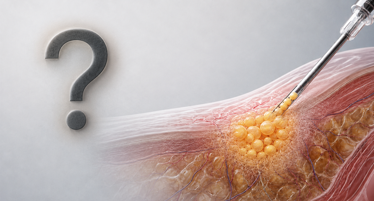 Banner image of fat cells being injected